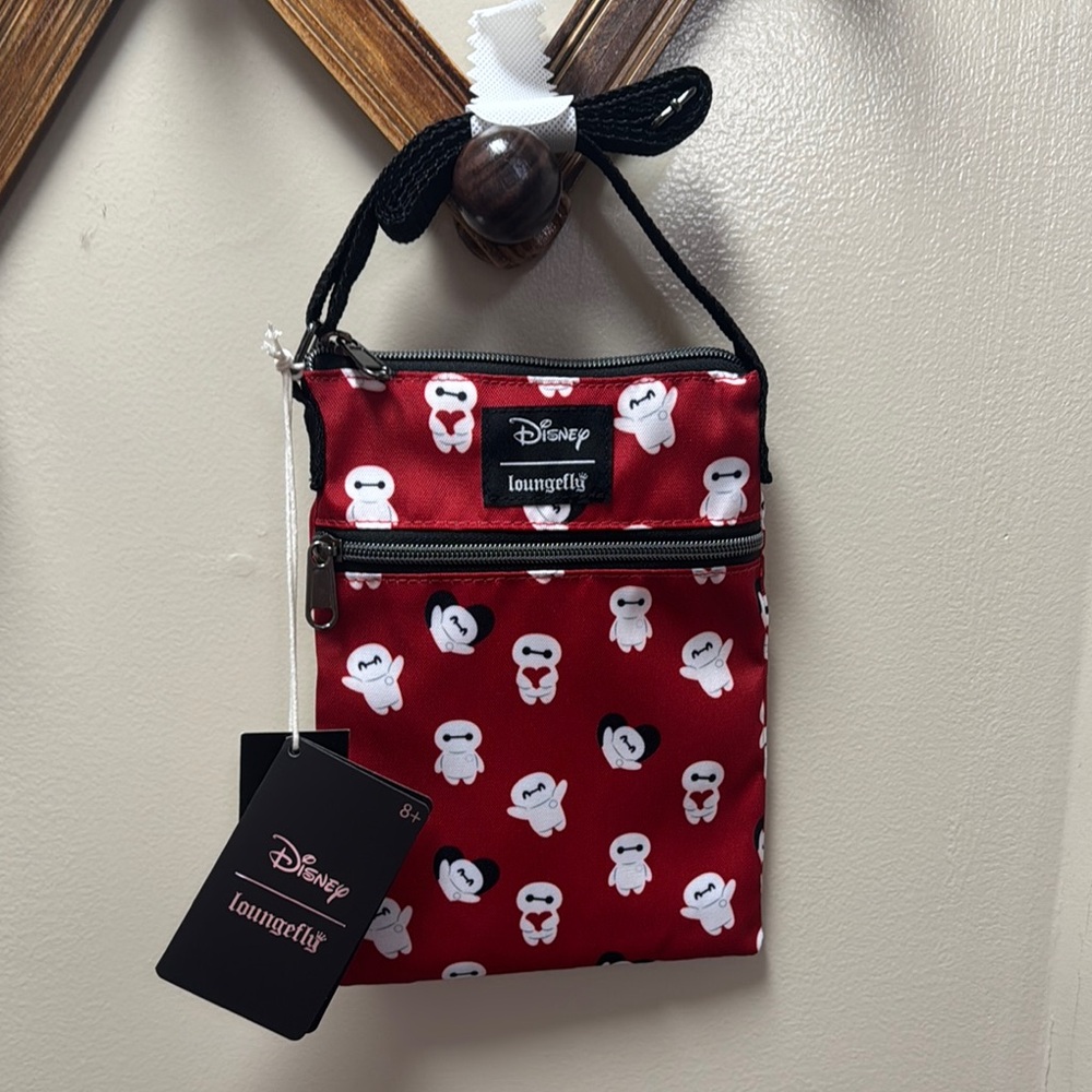 Disney Loungefly Baymax Red Crossbody Bag